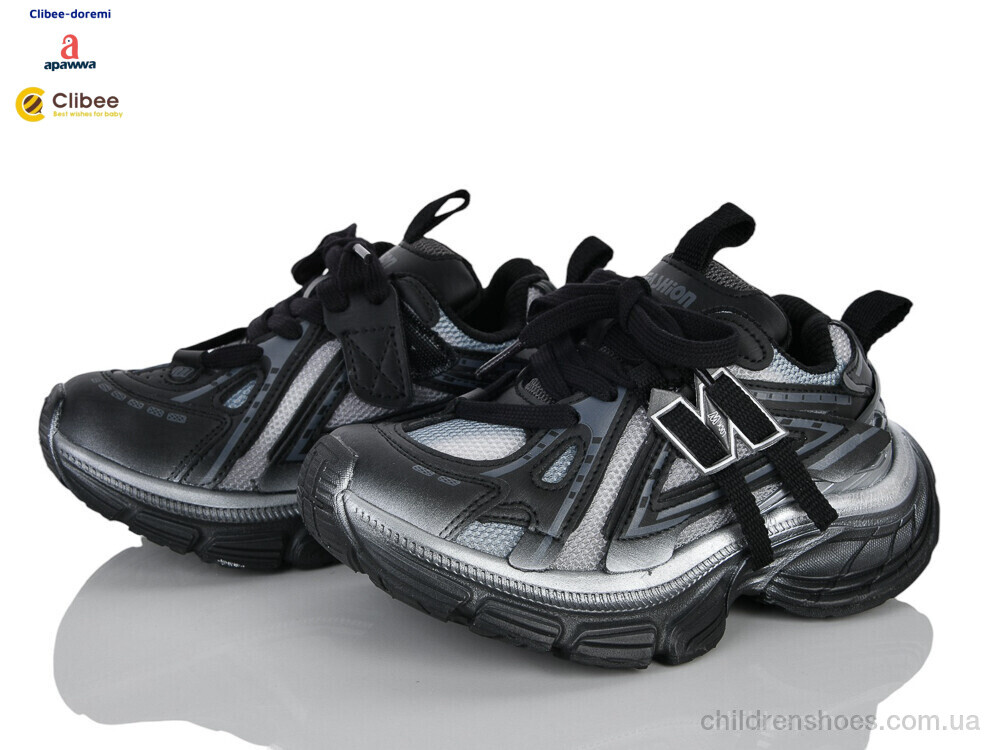 Кроссовки A6211 black Clibee-Doremi / p. 31-37 / 7пар