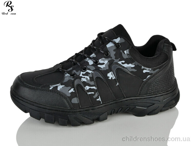 Кроссовки FC309 black Red Sun / p. 41-46 / 8пар