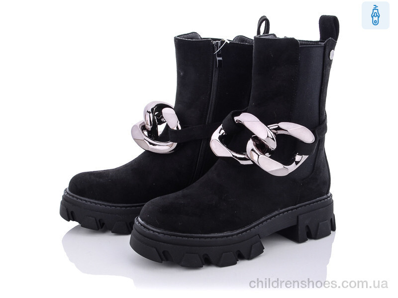 Ботинки M615-1 black Violeta / p. 36-41 / 8пар
