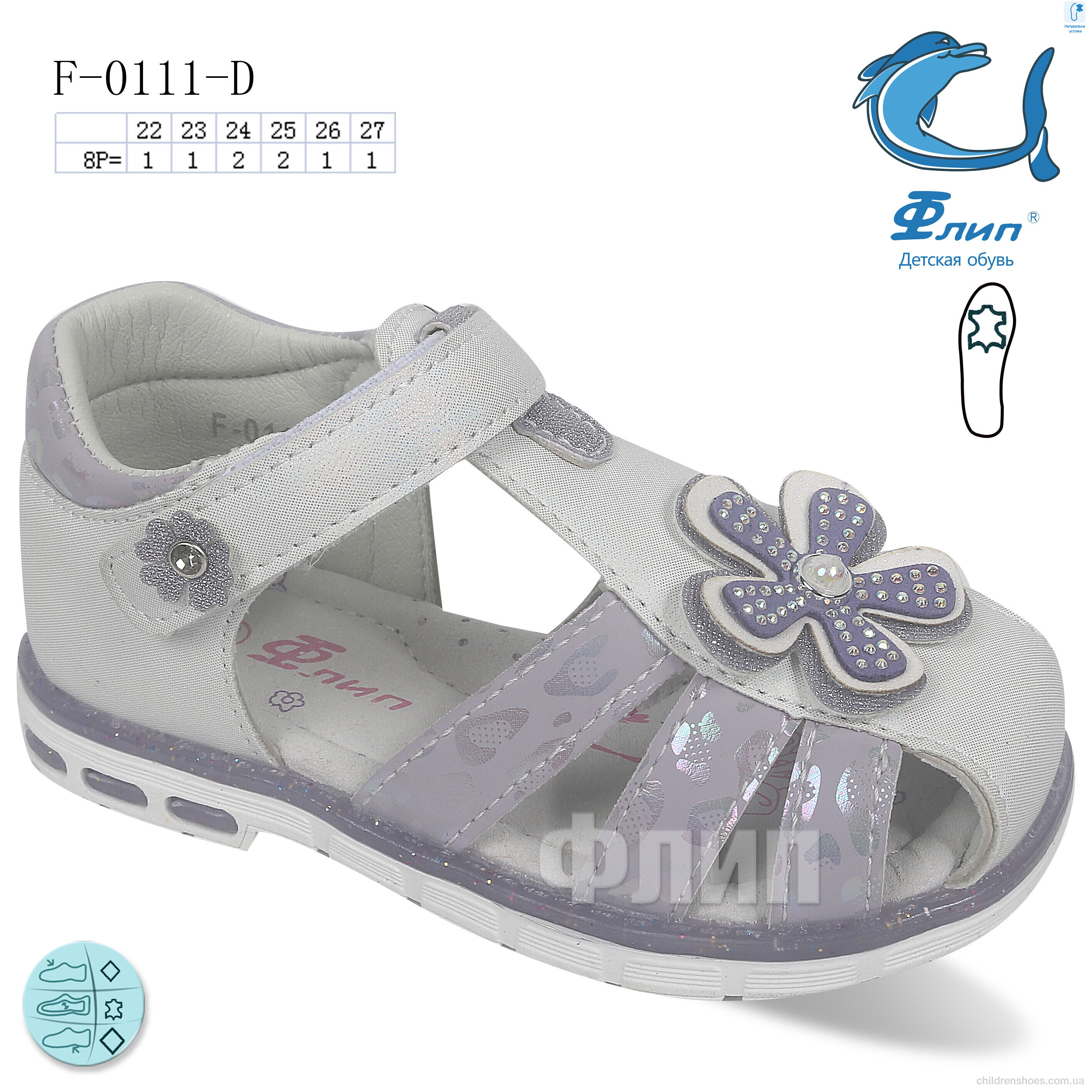 Босоножки Флип F-0111-D