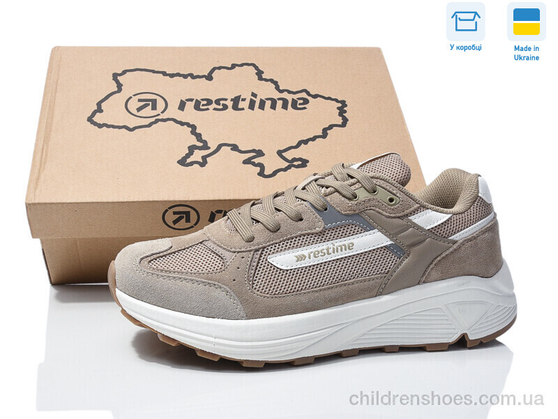 Кроссовки Restime ZMB25104 beige