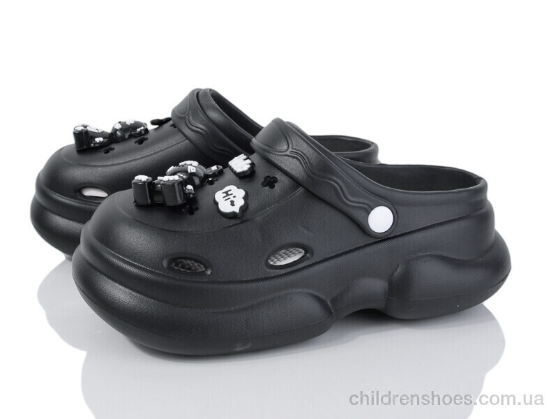 Кроксы No brand 8893 black