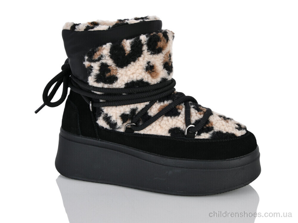 Угги M6139-11 black-leopard DINO ALBAT / p. 36-41 / 8пар