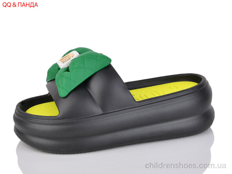 Шлепки 8508black QQ&Панда / p. 35-40 / 8пар