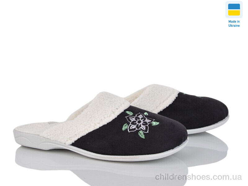 Тапки Кредо Кредо 13DP116 вишивка чорний