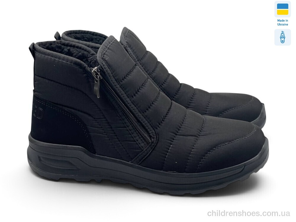 Ботинки 4236 чорний Rai shoes / p. 41-46 / 8пар
