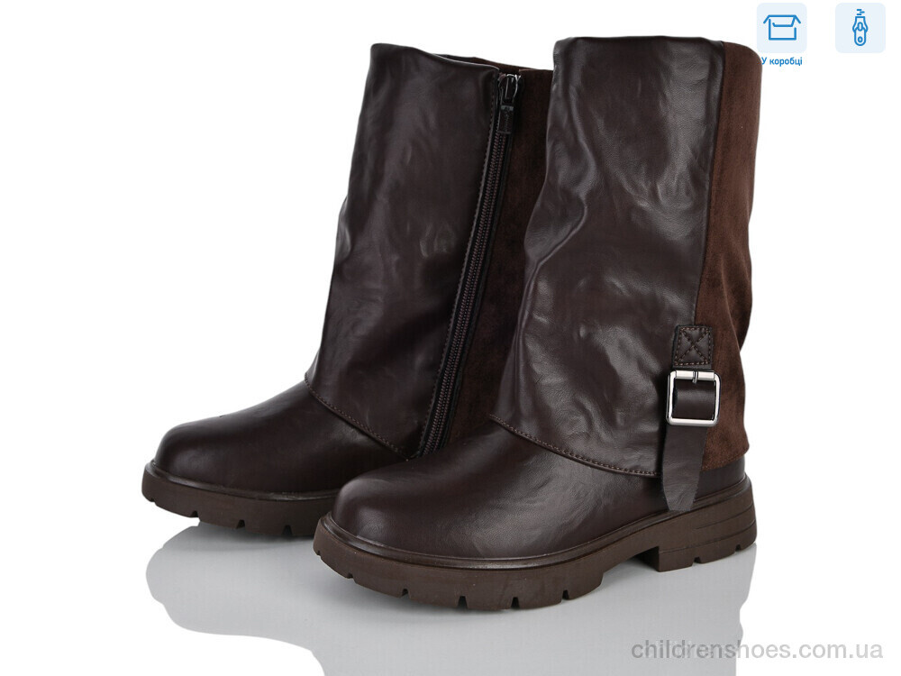 Сапоги ABQ5313R-U brown Clibee-ShoSho / p. 31-36 / 8пар