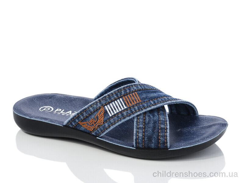 Шлепки Plaza 2 синій