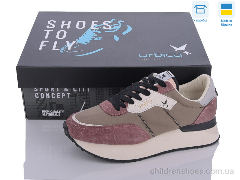 Кроссовки Urbica UWB24096 broze-pink