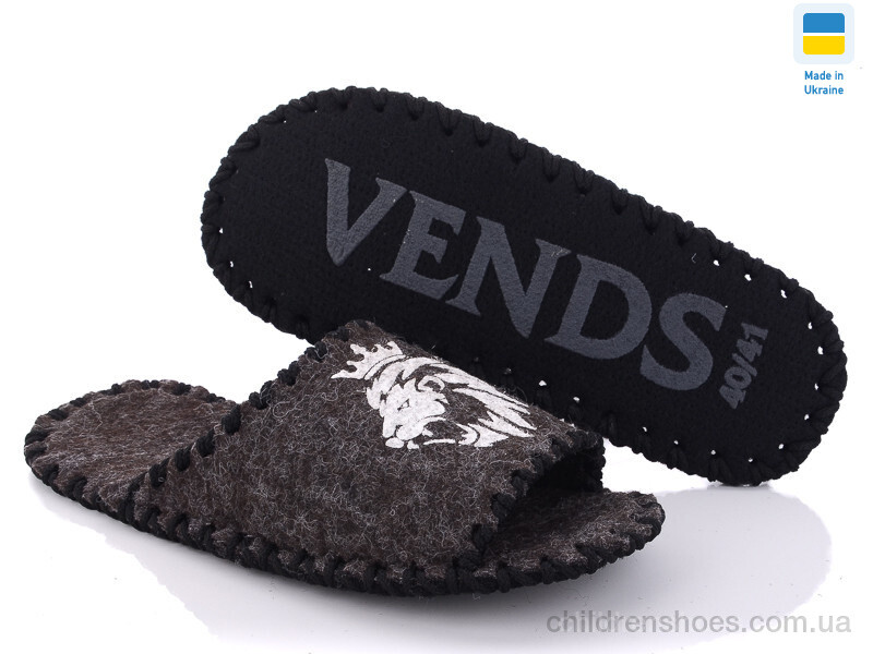 Тапки Vends 338M коричневый