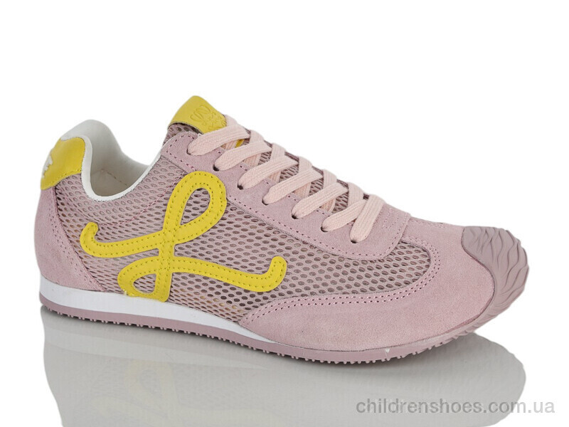 Кроссовки Violeta only one B2990-14 pink-yellow