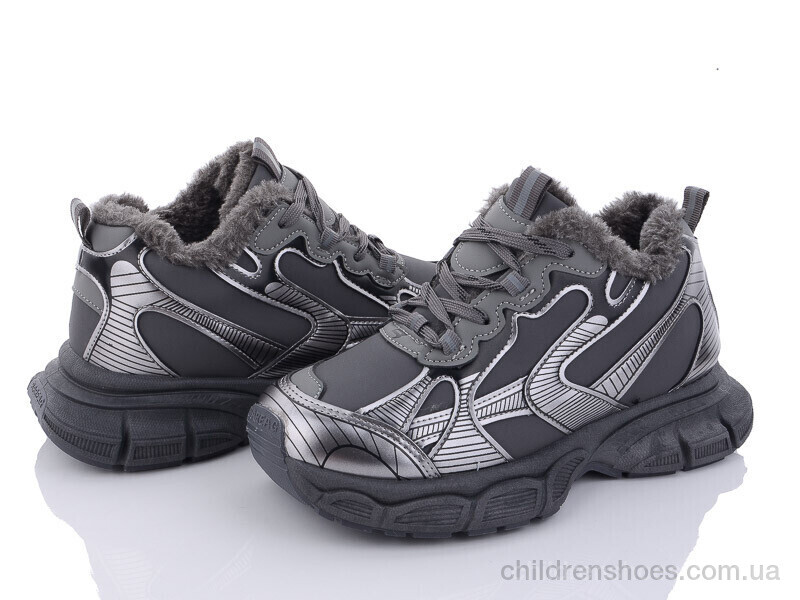 Кроссовки Violeta 197-155 d.grey