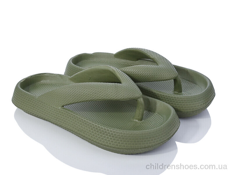 Шлепки женские No brand 3612-1619 green