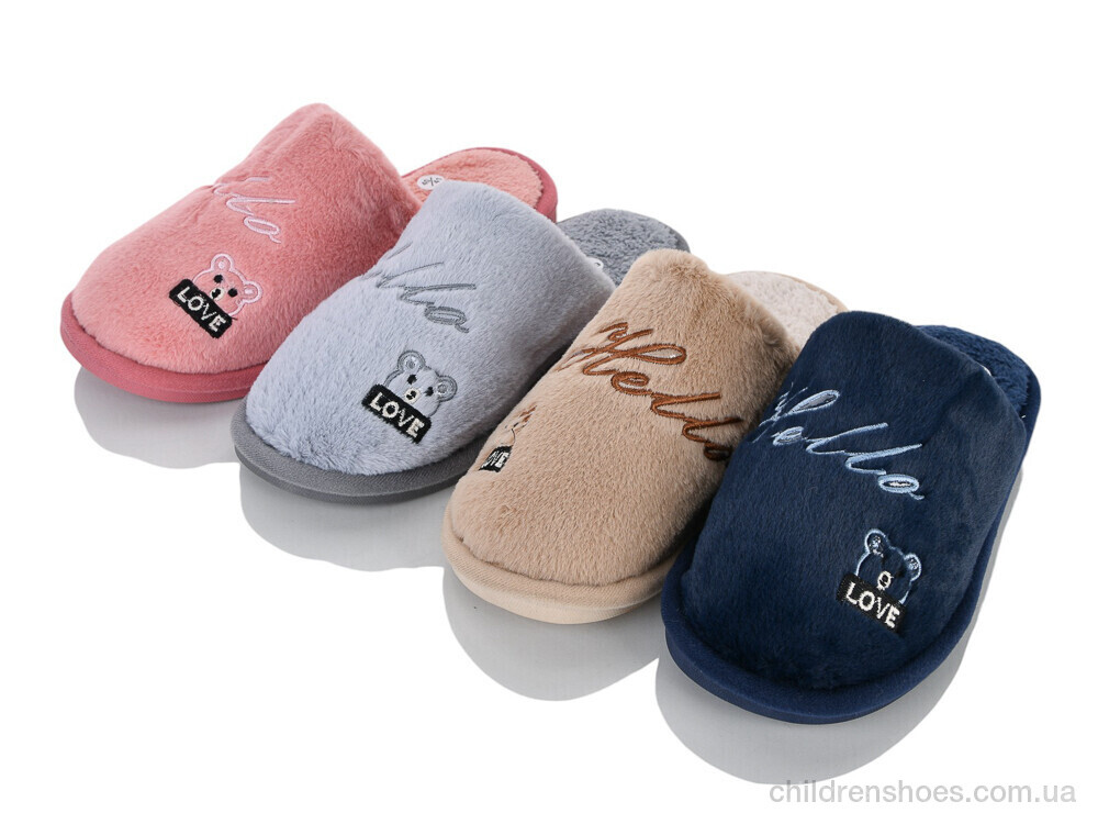 Тапки F73 mix Inblue / p. 36-41 / 12пар
