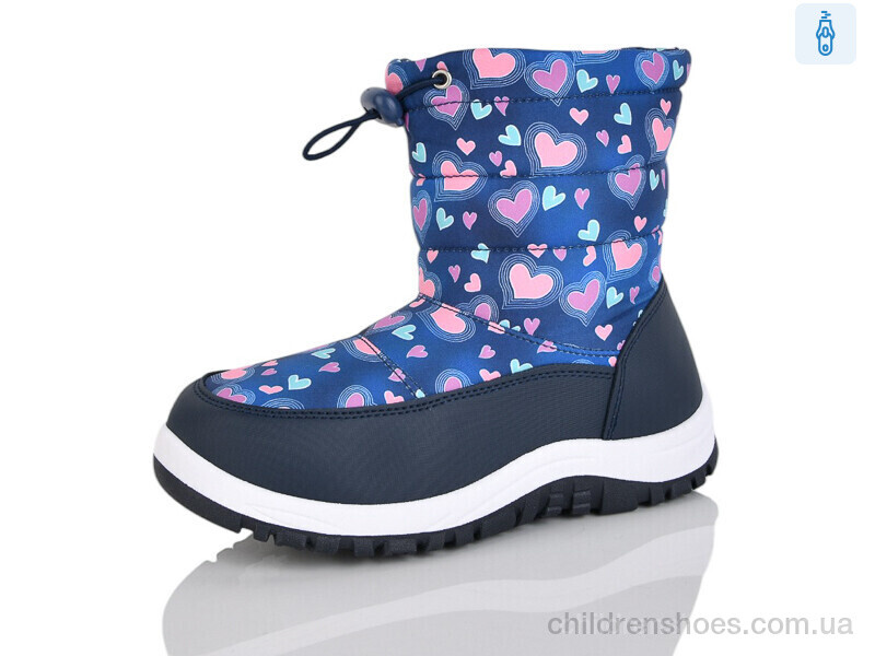 Дутики No brand 528-2 синій