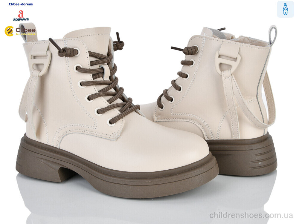 Ботинки ABD1053 beige Clibee-Doremi / p. 32-37 / 8пар