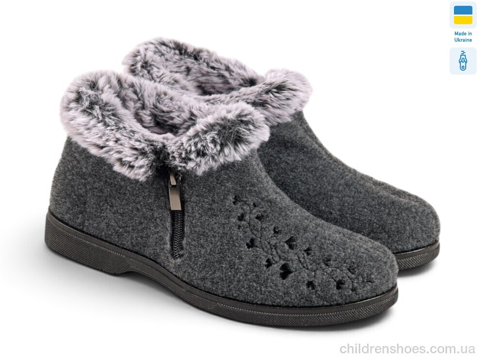 Бурки 2202 сірий Rai shoes / p. 37-41 / 8пар