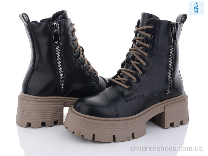 Ботинки E8443-29 black Violeta / p. 36-41 / 8пар