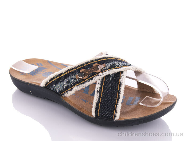 Шлепки K26-402 black (30-35) DeMur / p. 30-35 / 6пар