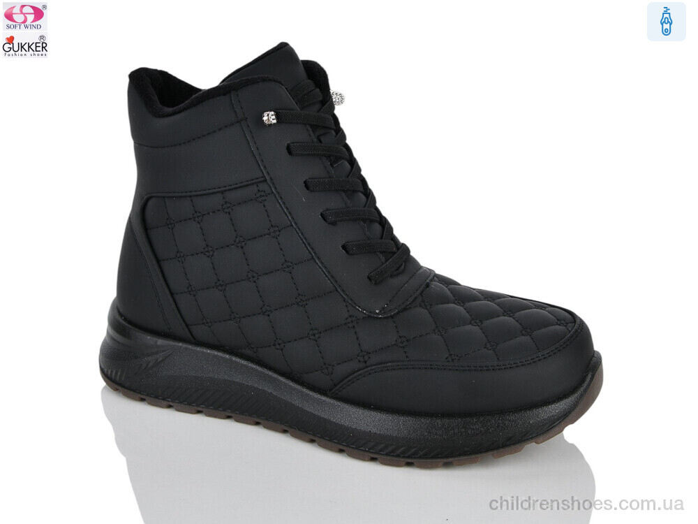 Ботинки YK4222 black Gukkcr / p. 36-41 / 8пар