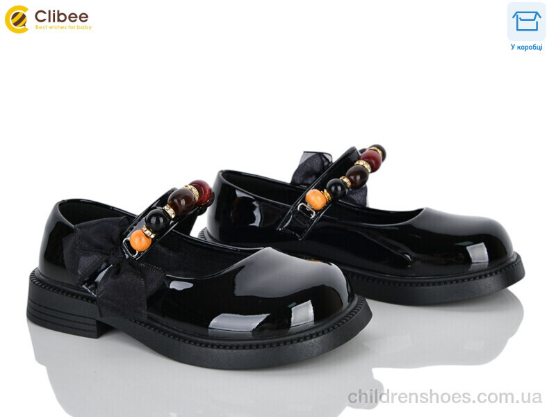 Туфли DB803-1 black Clibee / p. 26-31 / 6пар