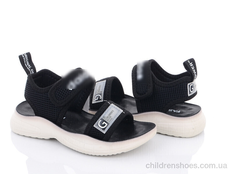 Сандалии DL46(B16) black-white Violeta / p. 26-31 / 6пар