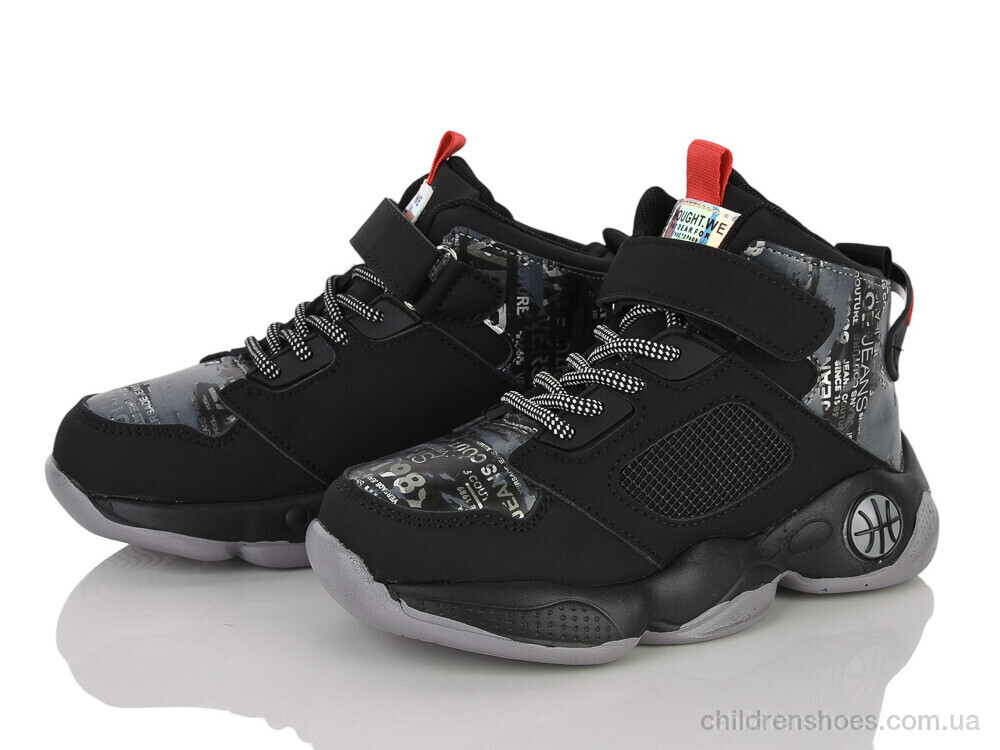 Кроссовки L204 black-grey Clibee-ShoSho / p. 32-37 / 6пар