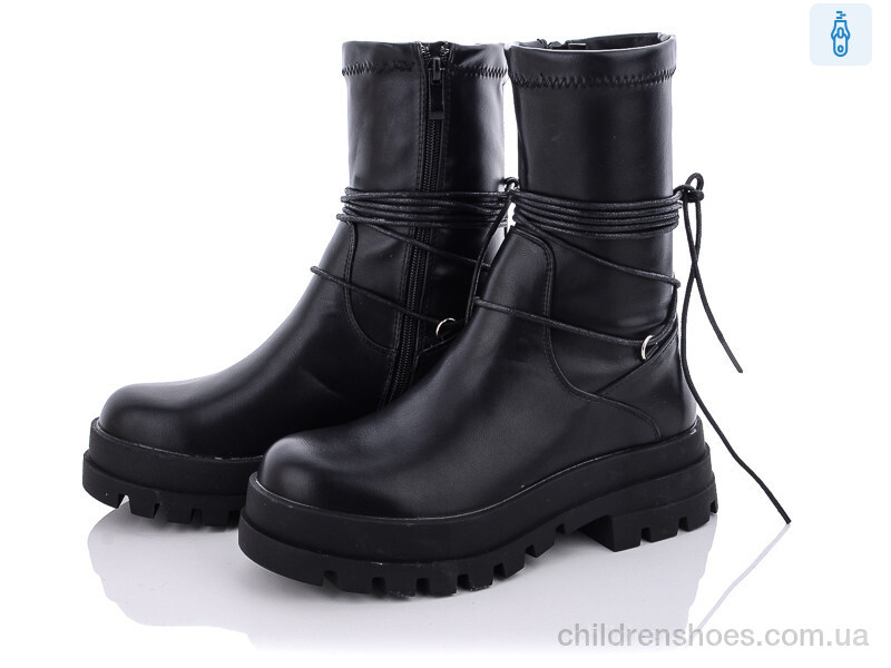 Ботинки M605-1 black Violeta / p. 36-41 / 8пар