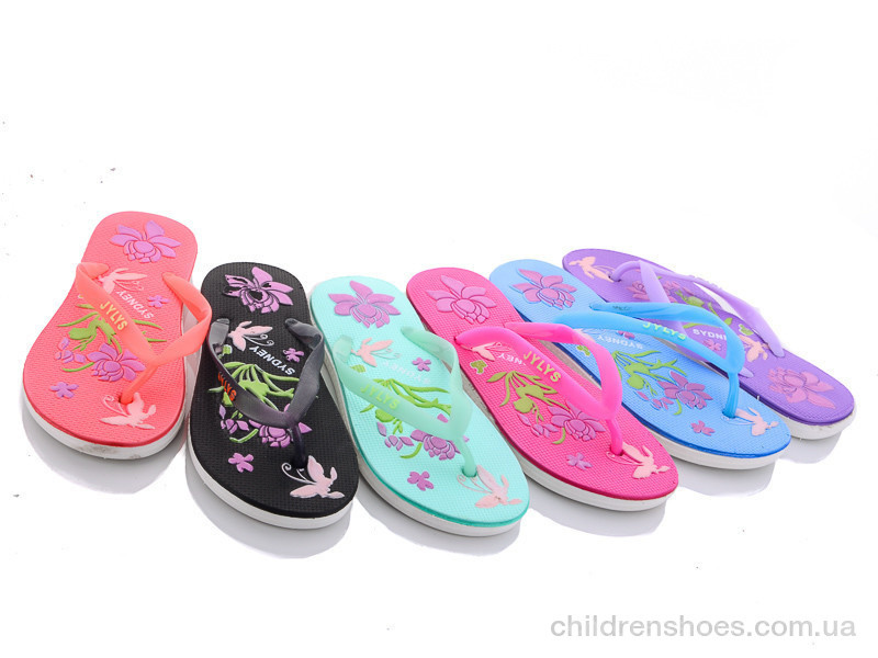 Шлепки женские Sydney 1516B mix