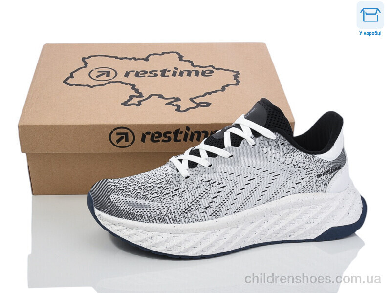 Кроссовки Restime CML25516 white-grey