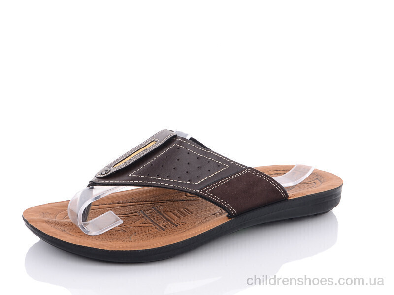Шлепки Oscar E3105B brown