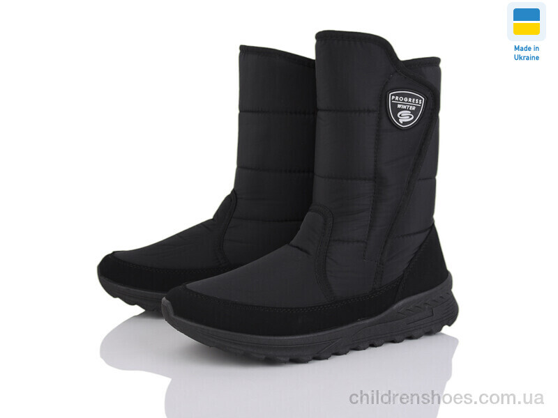 Дутики Progress 4334 чорний