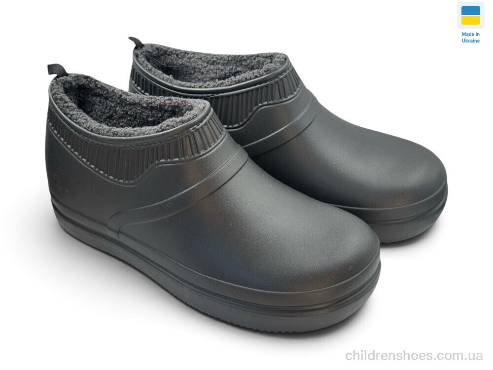Галоши 8002 чорний Rai shoes / p. 41-46 / 8пар