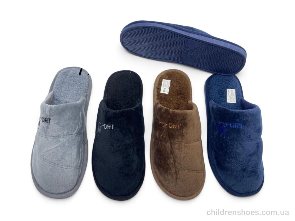 Тапки DF2510 mix Rai shoes / p. 42-47 / 12пар