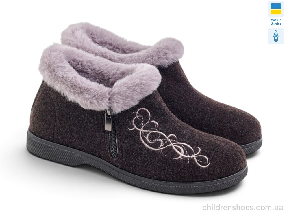 Бурки 2203 коричневий Rai shoes / p. 37-41 / 8пар