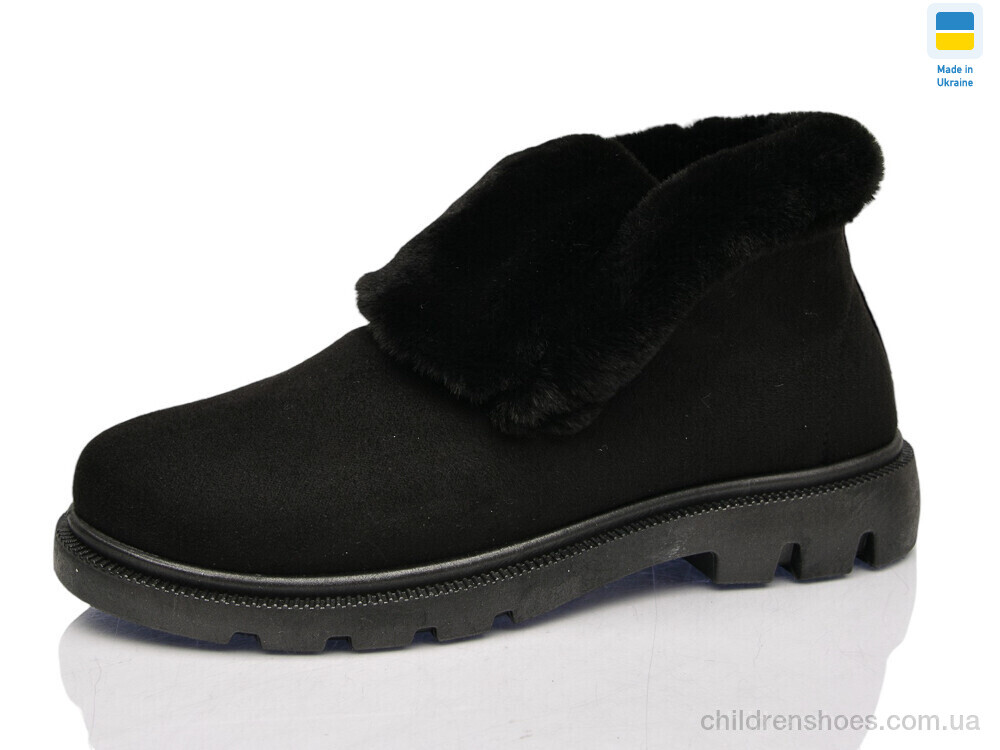 Ботинки 205-1 black Зручне взуття / p. 37-41 / 8пар