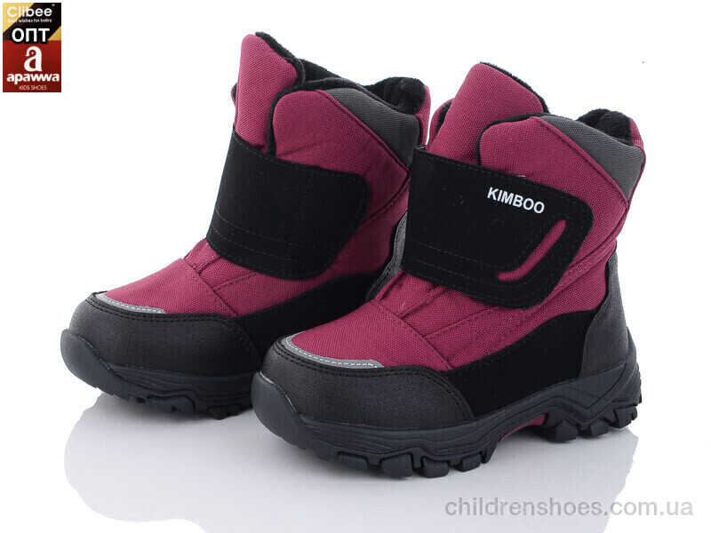 Дутики Kimbo-o FG2395-2K wine red