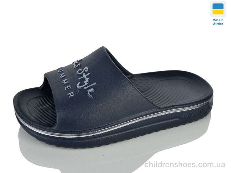 Шлепки N506(010) чорні Lot Shoes / p. 30-35 / 6пар