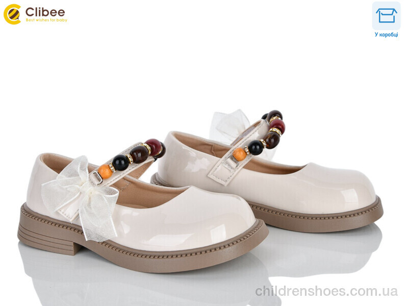 Туфли DB803-2 beige Clibee / p. 26-31 / 6пар