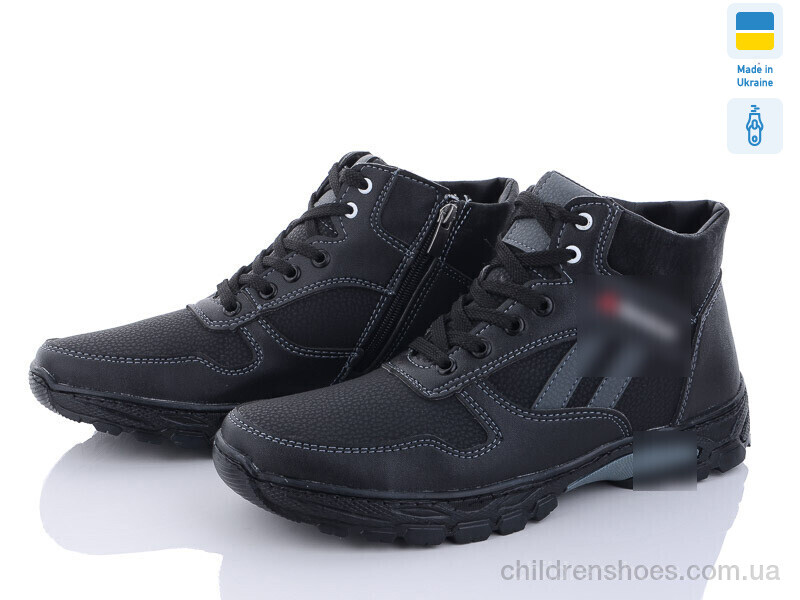 Ботинки Paolla Б33 чорно-сірий