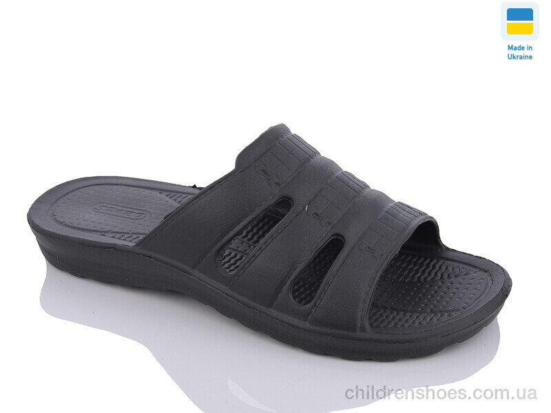 Шлепки DS П15 чорний