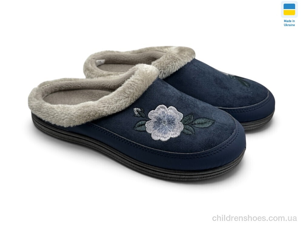 Тапки Т01 синій Rai shoes / p. 37-41 / 8пар