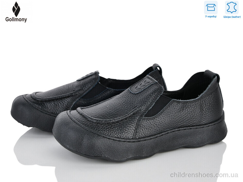 Слипоны 2610 black Gollmony / p. 36-41 / 8пар