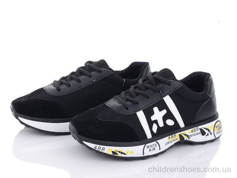 Кроссовки Violeta only one 149-14 black-white