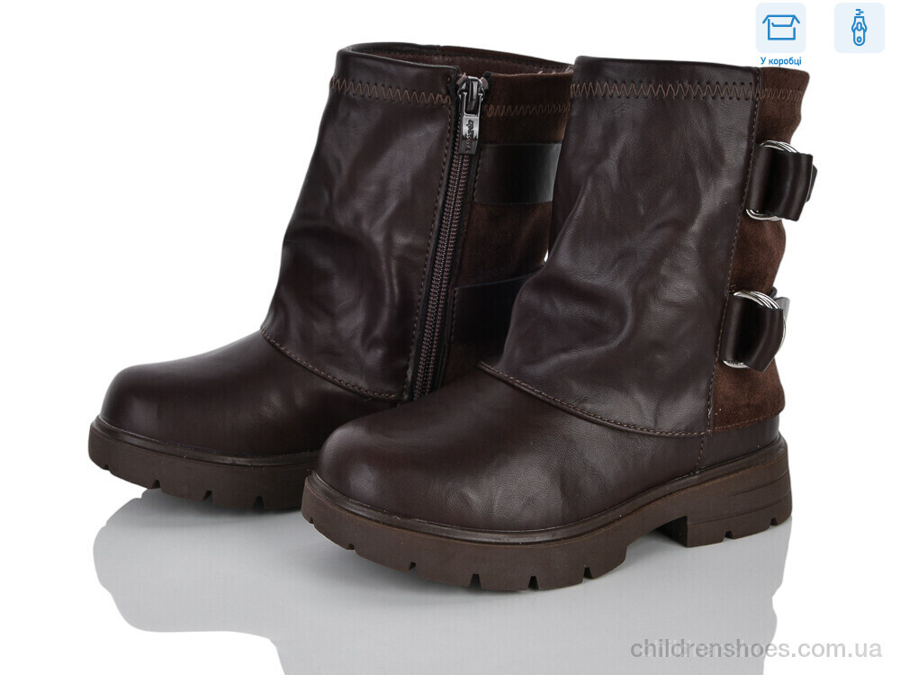 Сапоги ABQ0942R brown Clibee-ShoSho / p. 26-31 / 8пар
