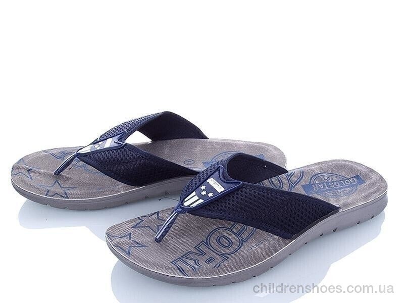 Шлепки Demur M6132 blue