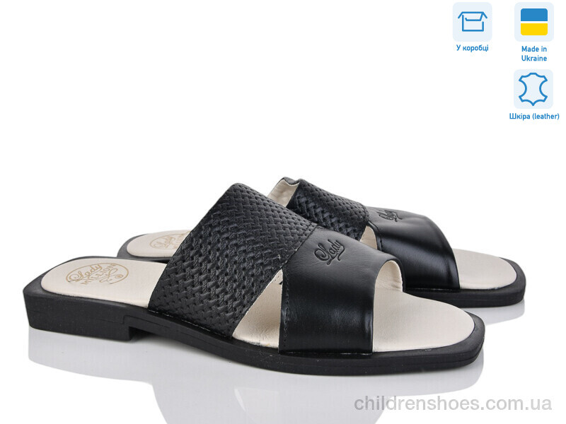 Шлепки женские Lady Million 70 чорний