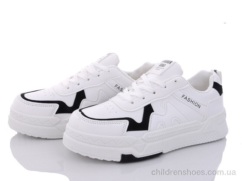 Кроссовки Violeta only one 45-97 white-black