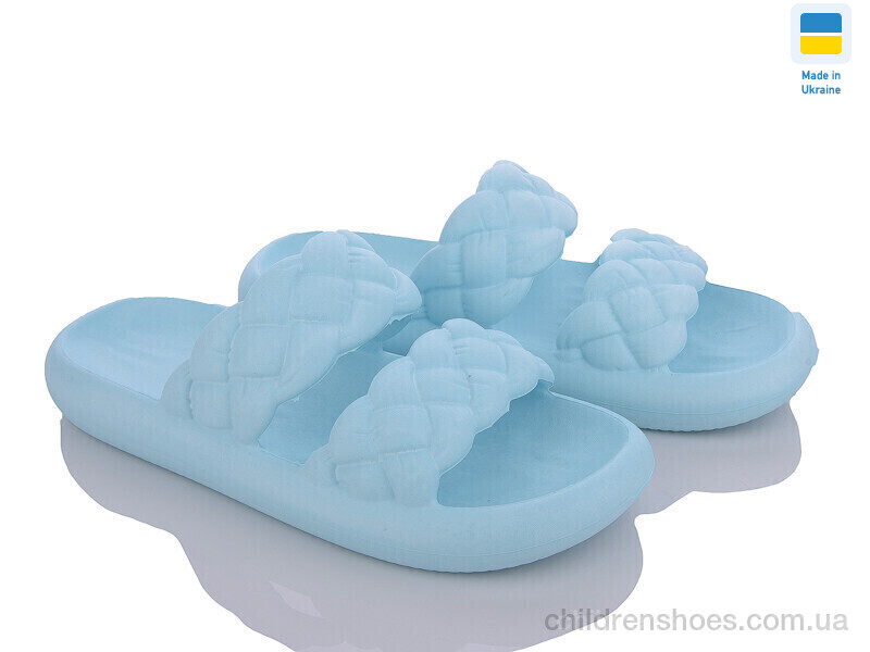 Шлепки женские Demur DSL64 св.бірюзовий