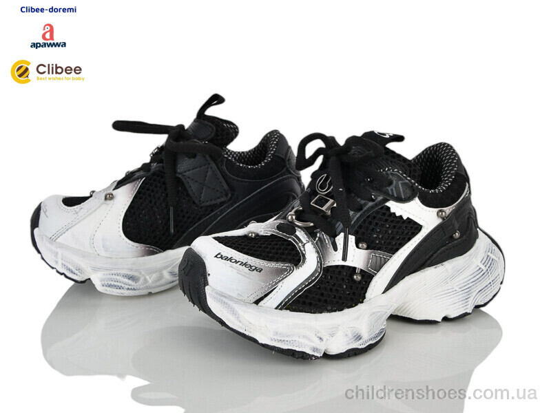 Кроссовки Apawwa BB2760-1 black-grey